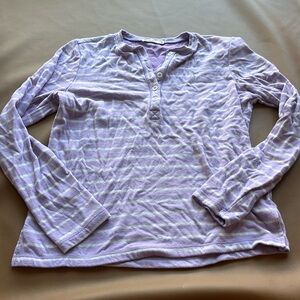 Marine Layer Purple Henley medium